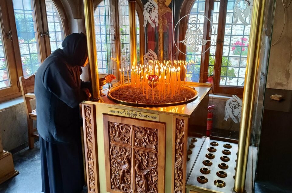 Thermopylae. Greek Persian wars. Damasta Monastery